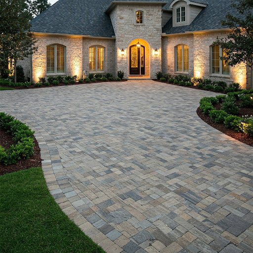 Paver driveway