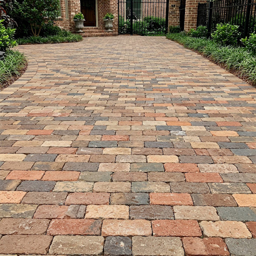 Brick driveway